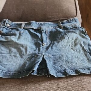 Mixit Classic Blue Jean Mini Skirt